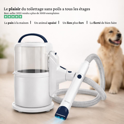 Aspirateur toilettage Chien