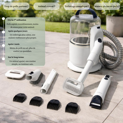 Aspirateur toilettage Chien
